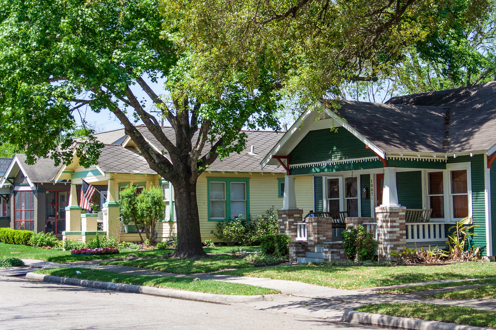 historic neighborhood in New Braunfels, Texas